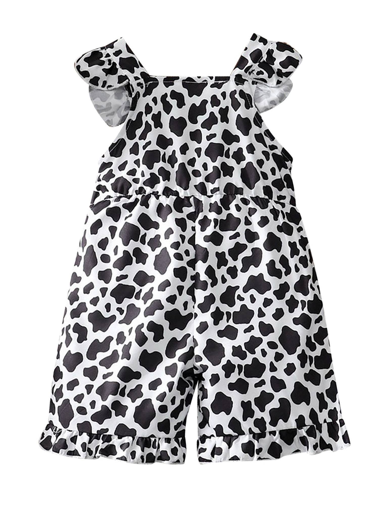 Kinder Mädchen (Gr. 50 - 92) Lapastyle Jumpsuit Baby Leopardenmuster Overall, Polyester