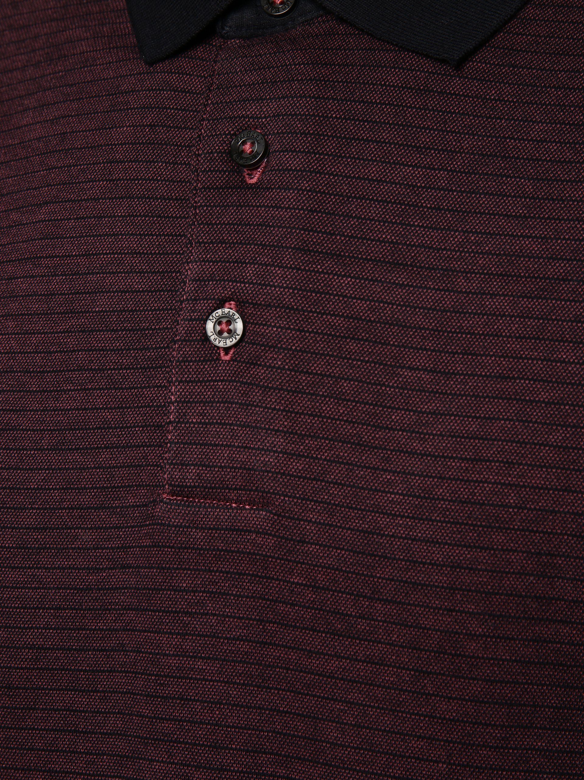 Poloshirt Earl marine Mc bordeaux