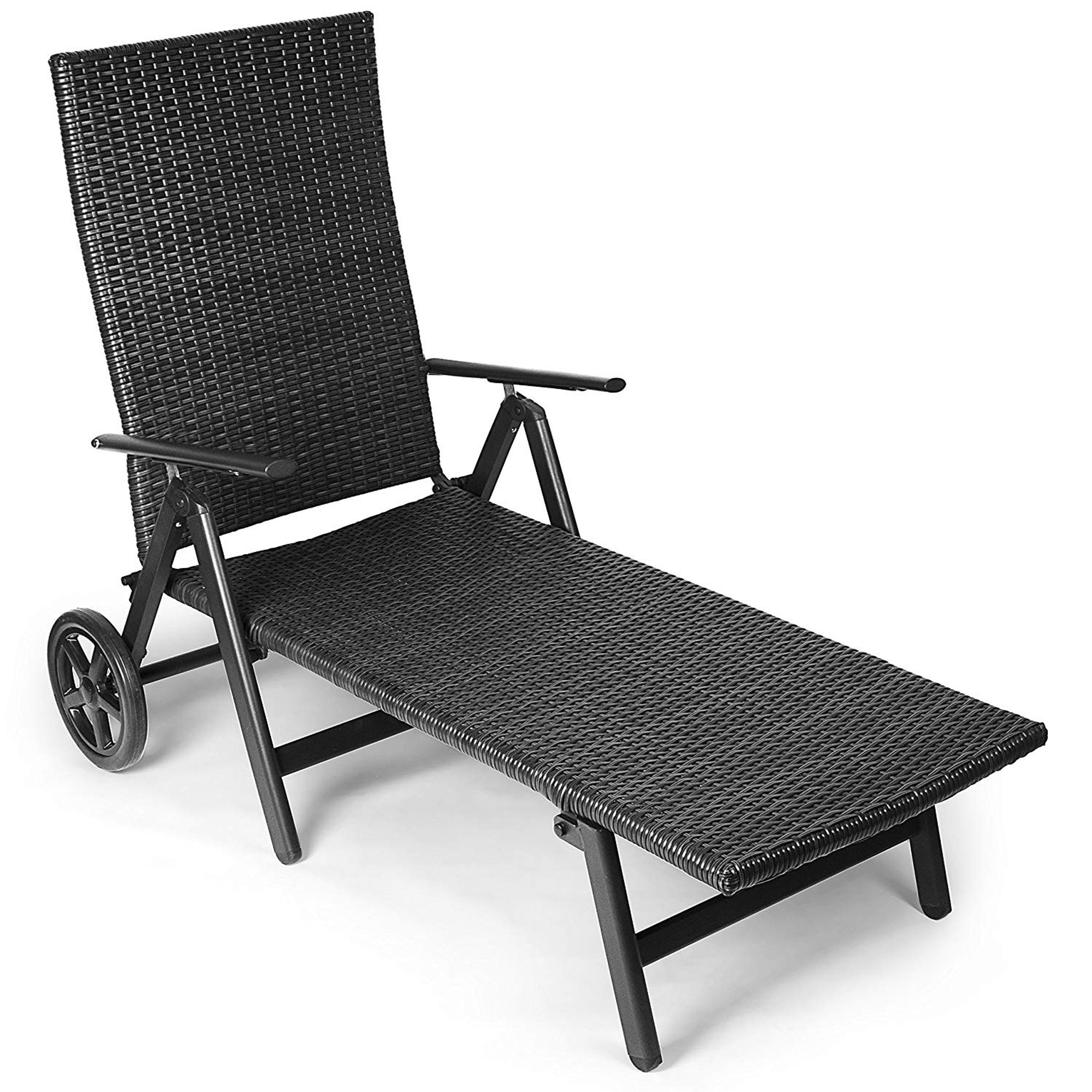 VANAGE Gartenliege »VG4734« Polyrattan Sonnenliege, klappbar online