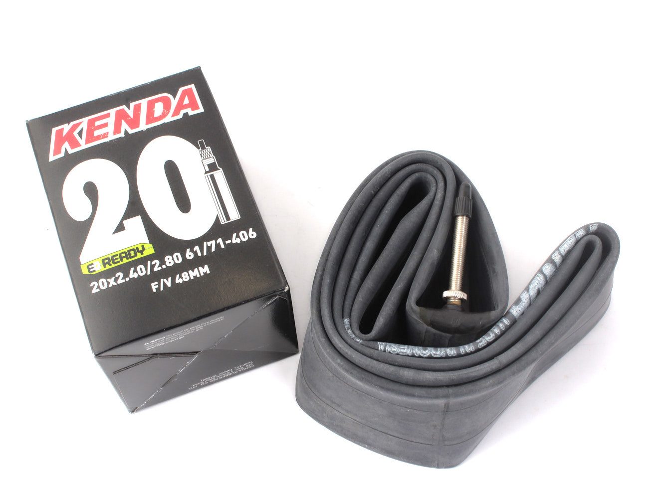 KHEbikes Fahrradschlauch KENDA Fahrradschlauch 20 x 2,4–2,8 Zoll FV – pannensicher, 20", (1-St)