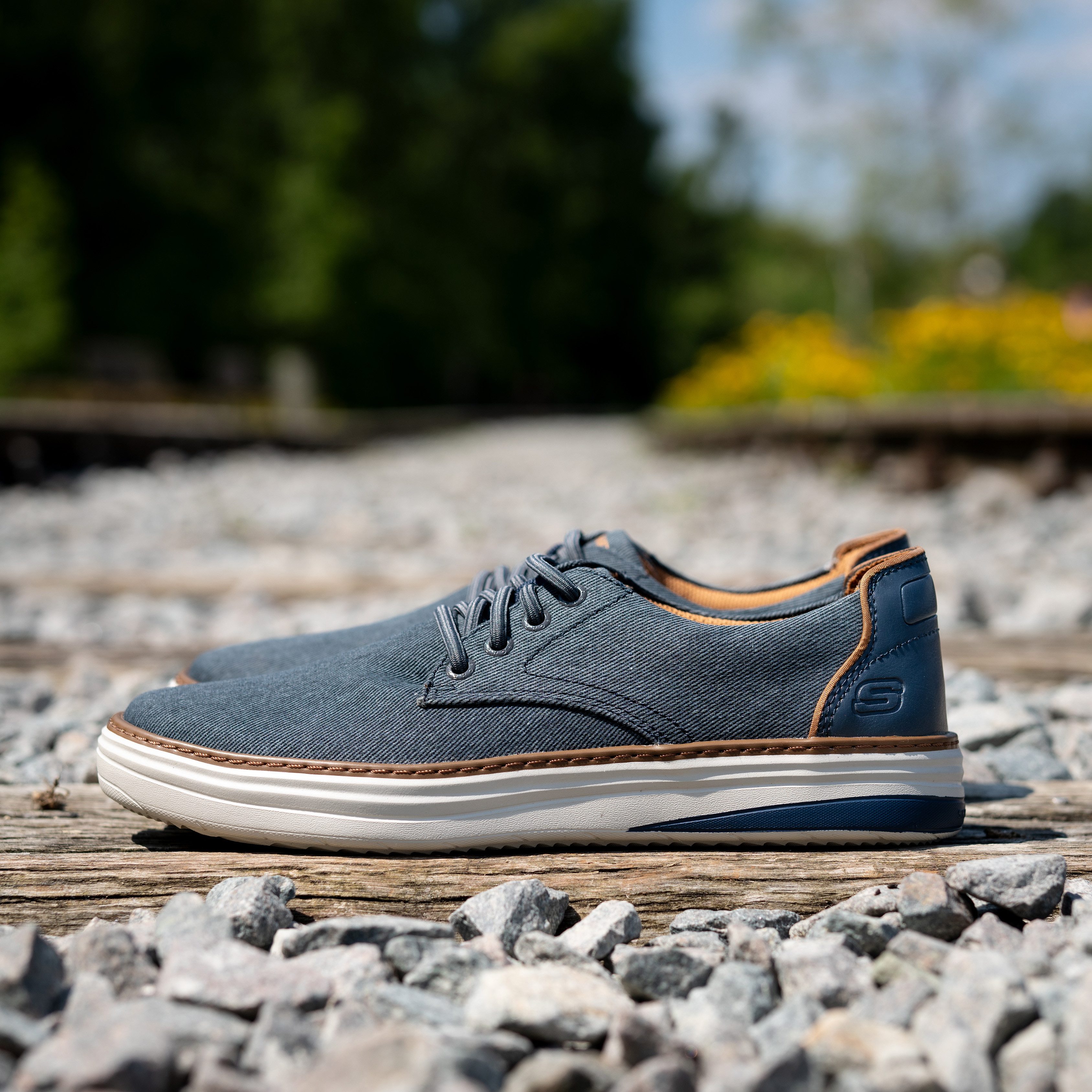 Skechers HYLAND-RATNER Sneaker, Sommerschuh, Schnürschuh in veganer Verarbe günstig online kaufen