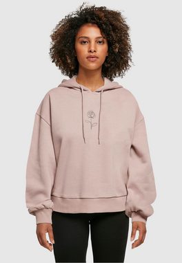 Merchcode Kapuzenpullover Merchcode Damen Ladies Spring - Rose Oversized Hoody (1-tlg)