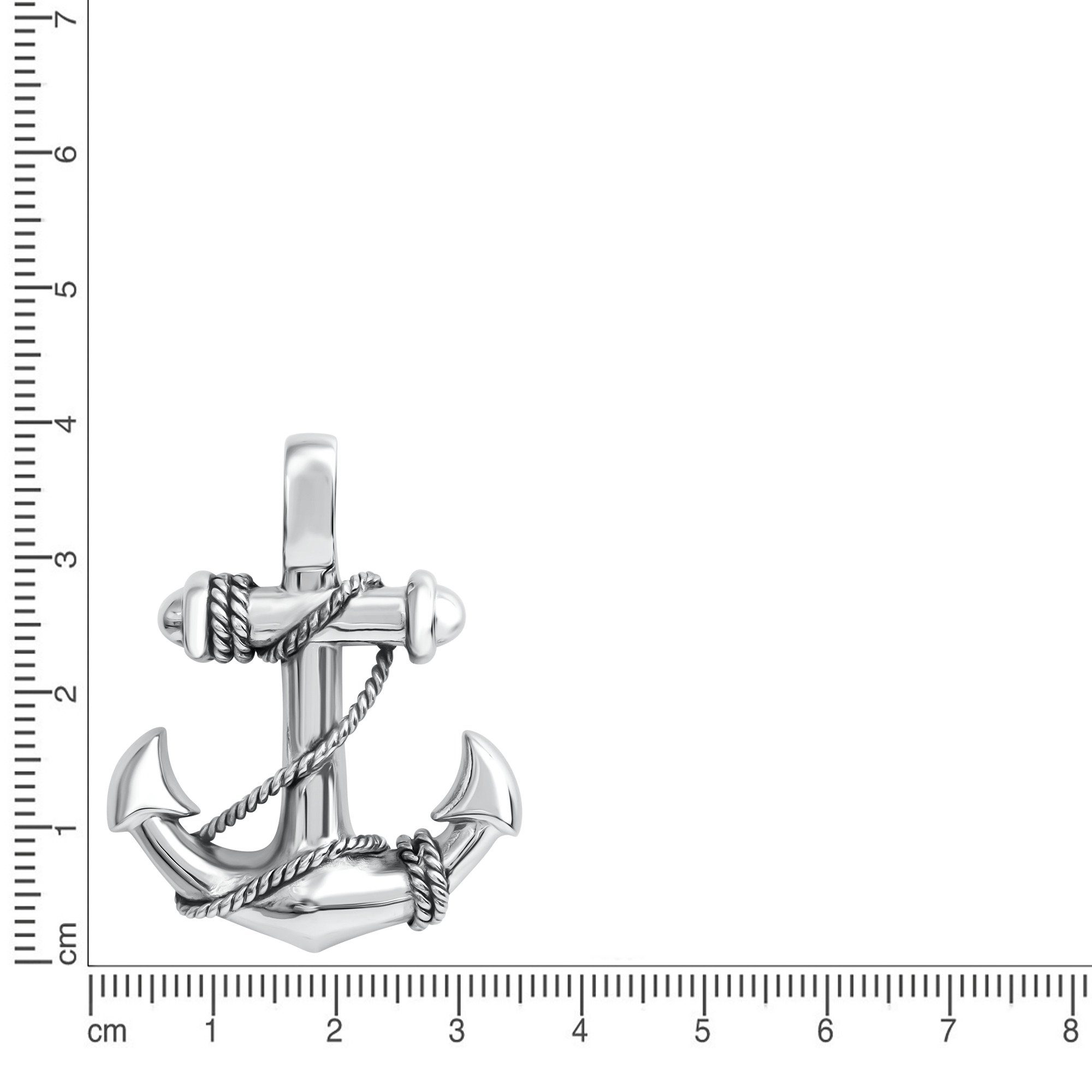 Vivance Kettenanhänger Edelstahl Motiv Anker