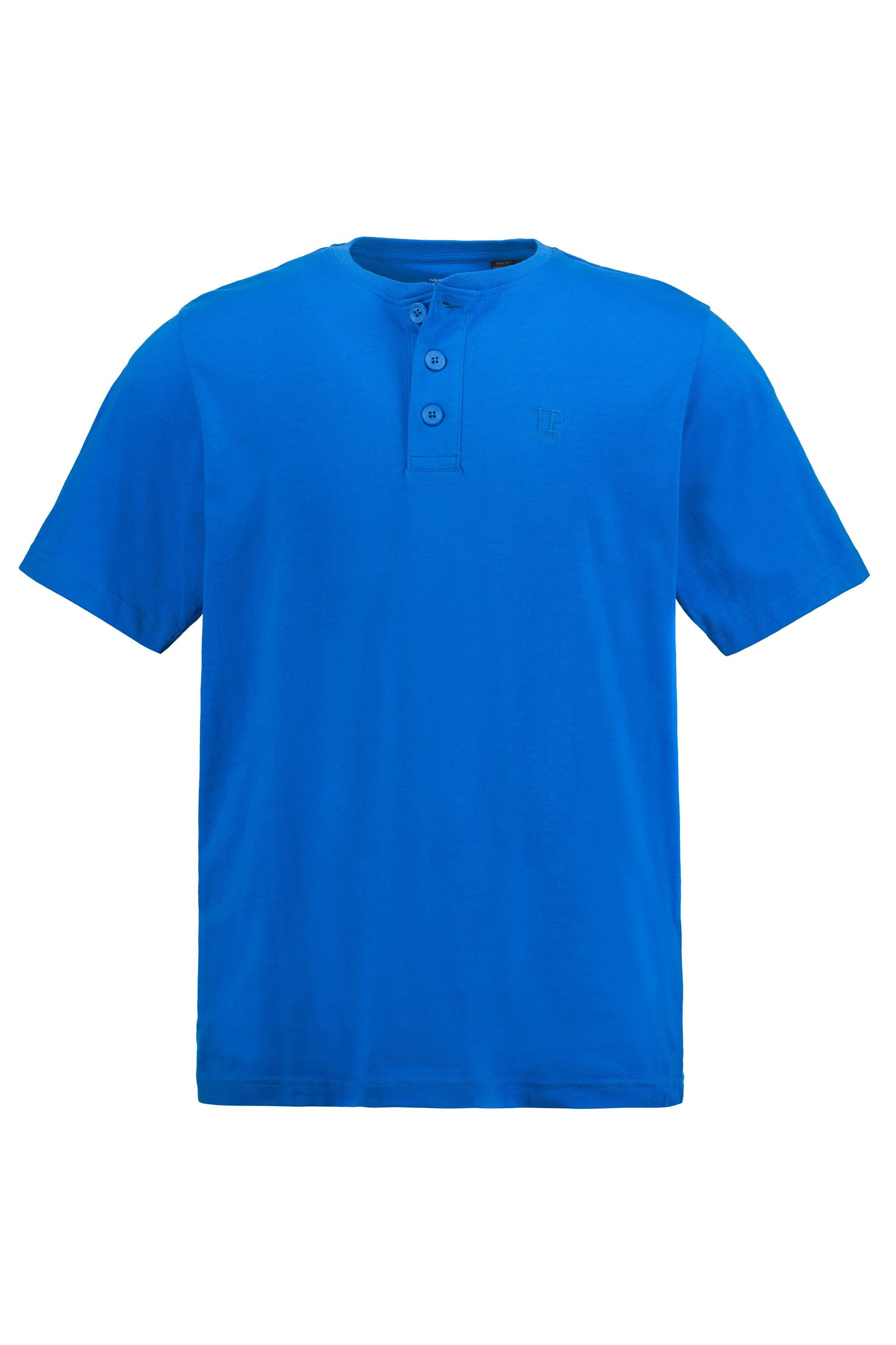 JP1880 T-Shirt Henleys Basic 2er-Pack Rundhals Knopfleiste (2-tlg)