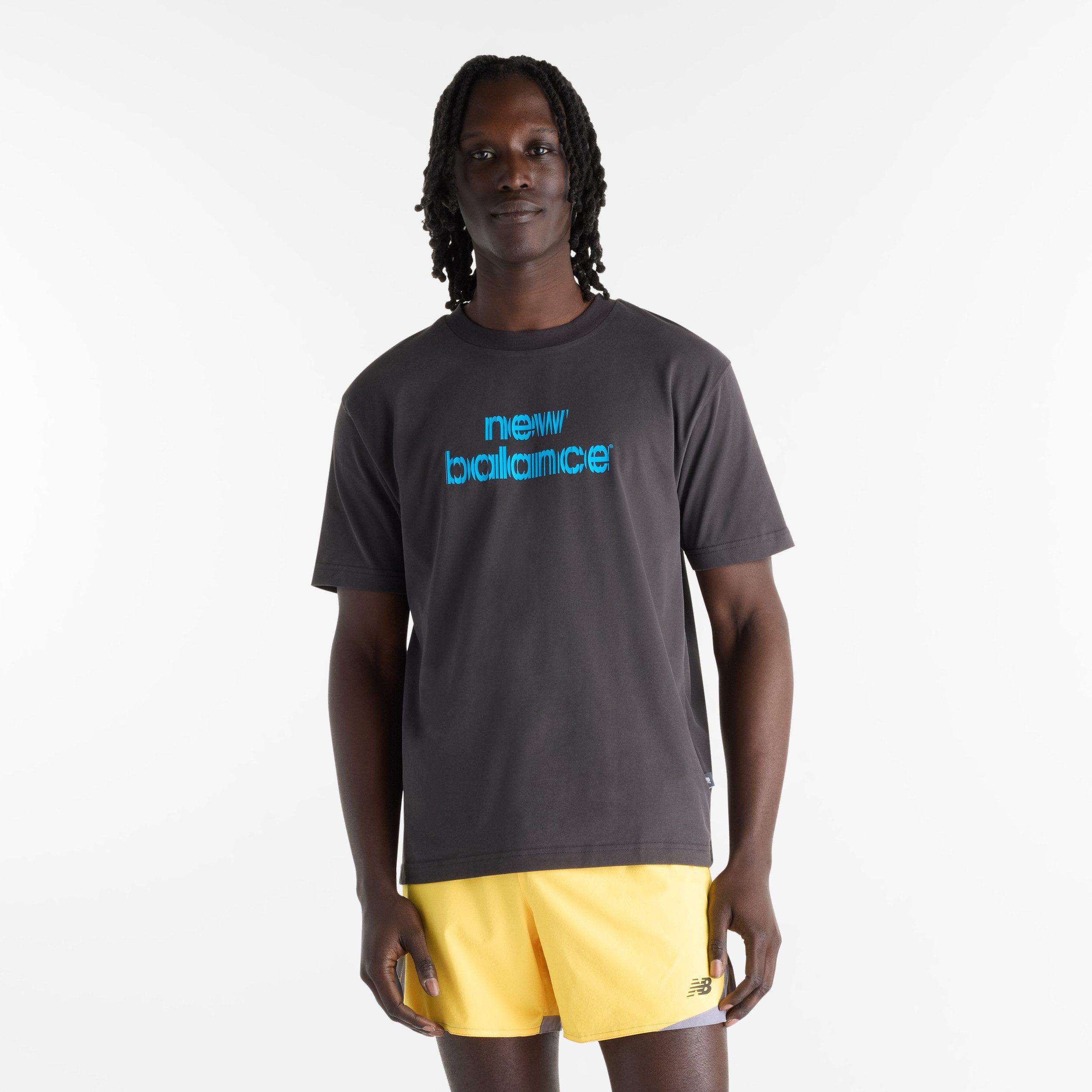 New Balance T-Shirt NOCTURNAL RUN ENERGY PERFORMANCE T-SHIRT aus Baumwolle und Elasthan, in den Größen S bis XXL