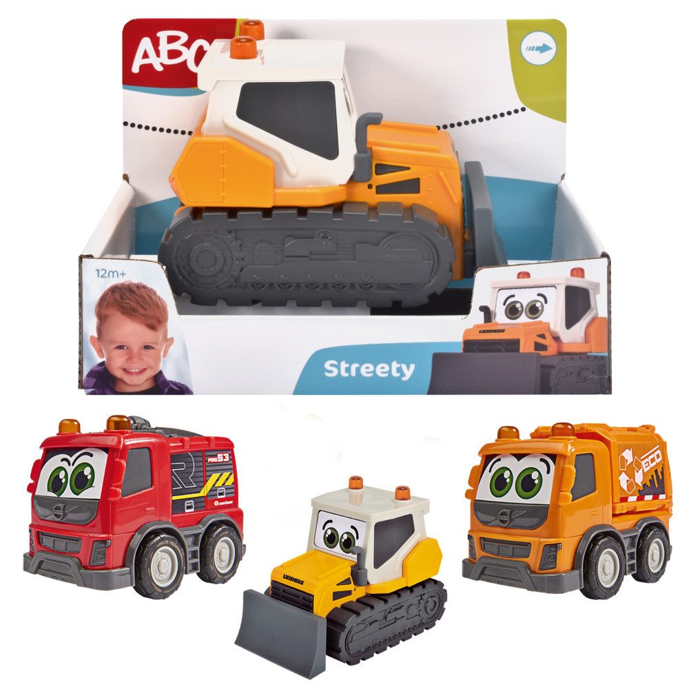 Simba Dickie Spielzeug-Auto ABC Streety Fahrzeug 15cm 3fach sortiert