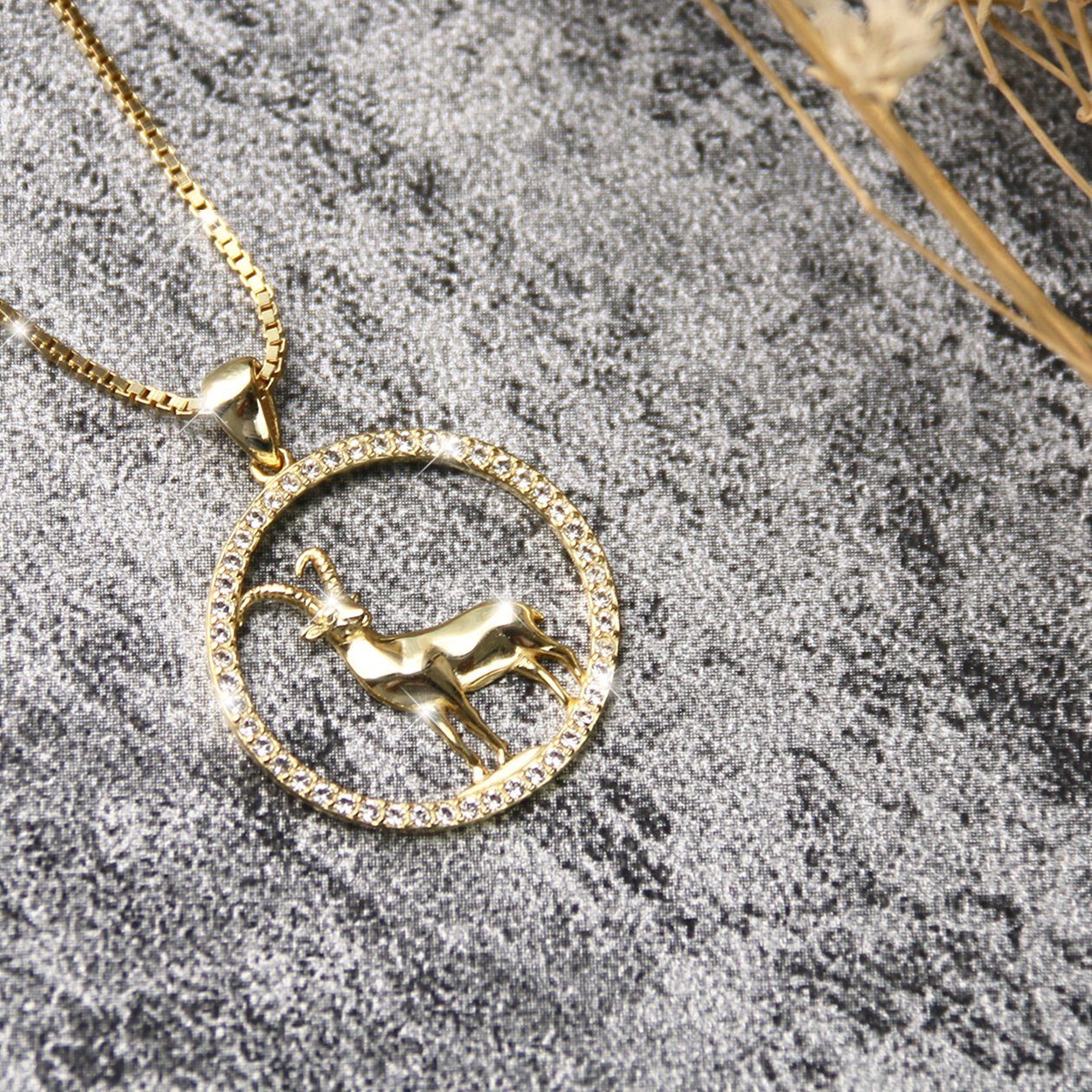 PAVELS Kette mit Anhänger Steinbock, Elegante günstig online kaufen