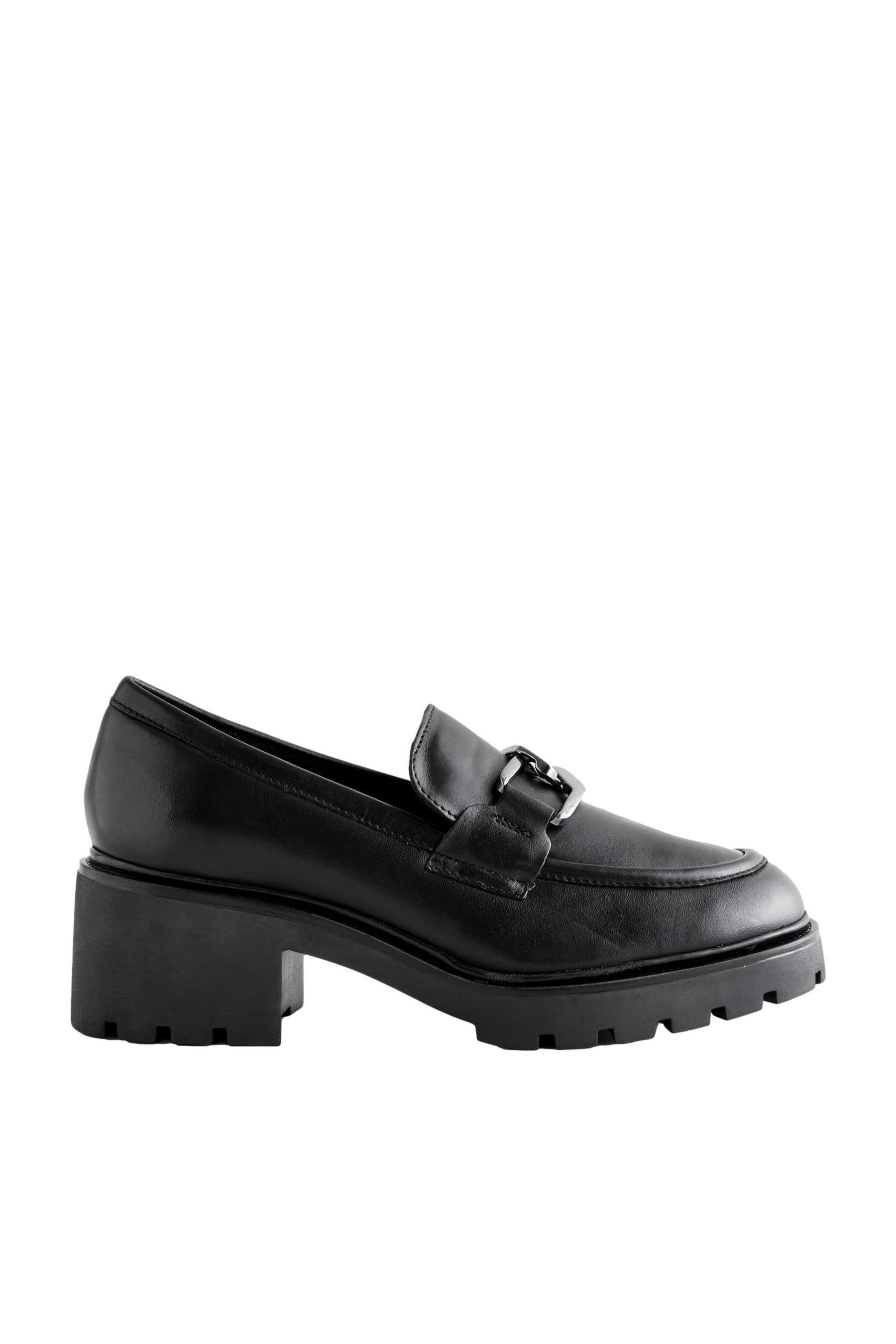 Next Forever Comfort® Leder-Loafer mit Metallbeschlag günstig online kaufen