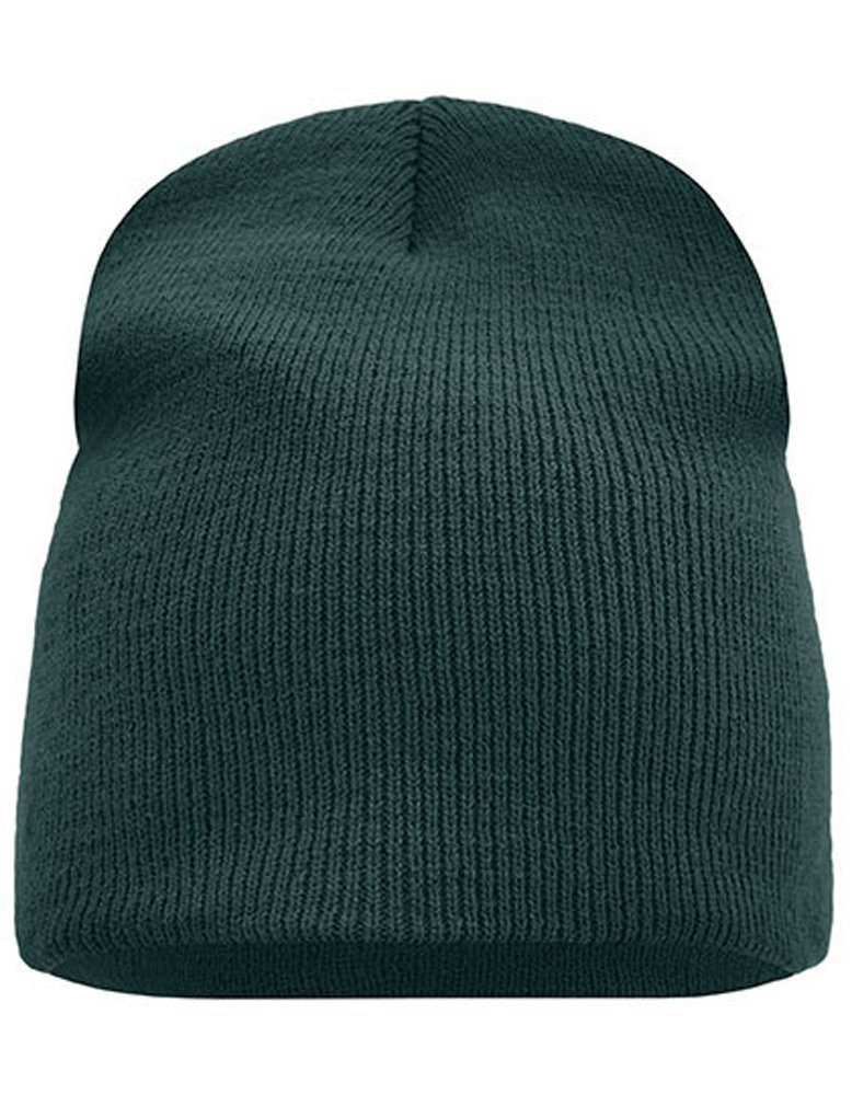 enganliegend gestrickt Strickmütze Beanie Doppelt Dark Goodman Green Design