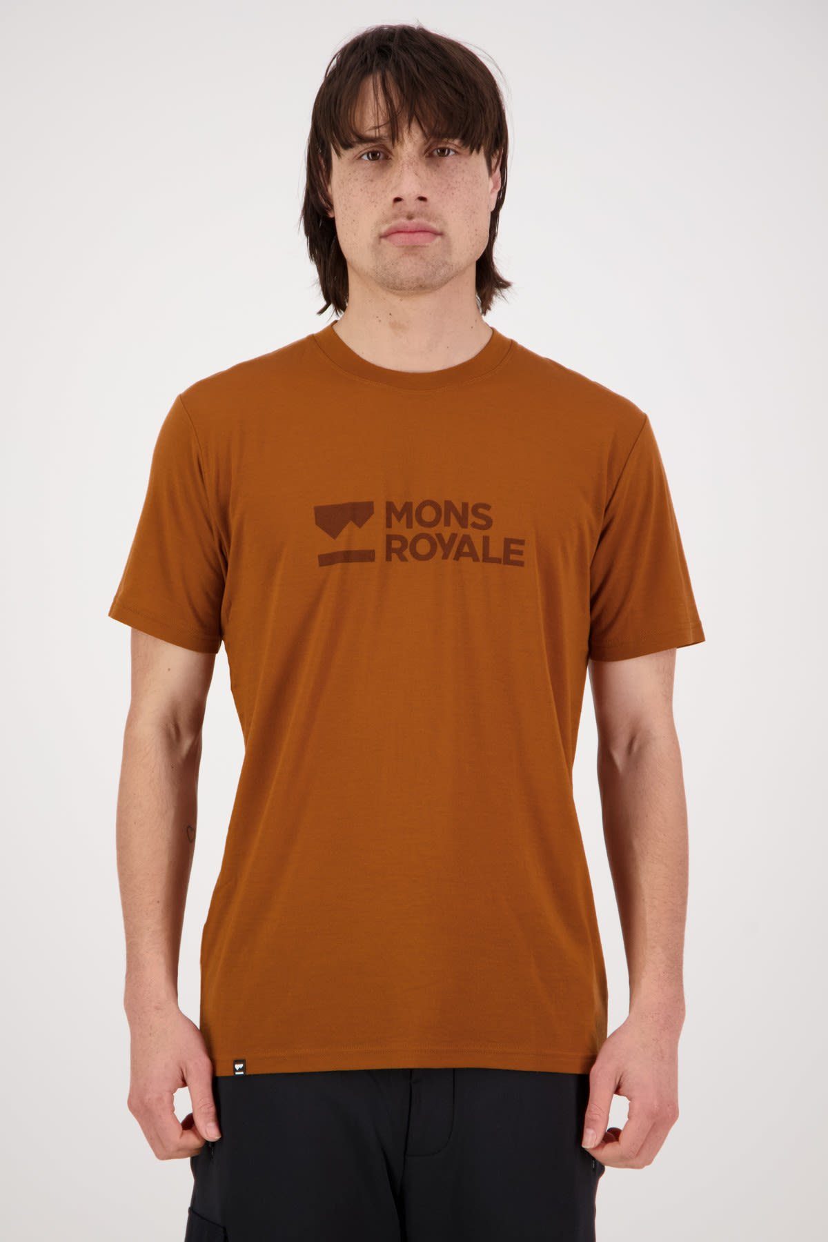 Mons Icon Mons Logo M Copper T-Shirt Royale Mons - Kurzarm-Shirt T-shirt Royale Herren