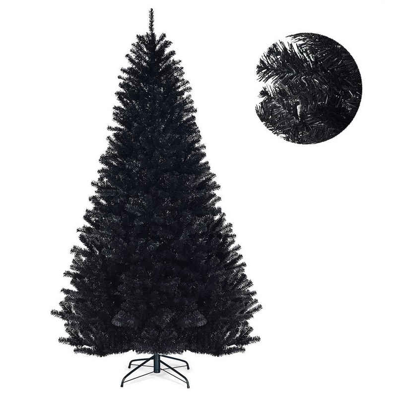 COSTWAY Künstlicher Weihnachtsbaum, mit 1258 PVC Spitzen, Metallständer