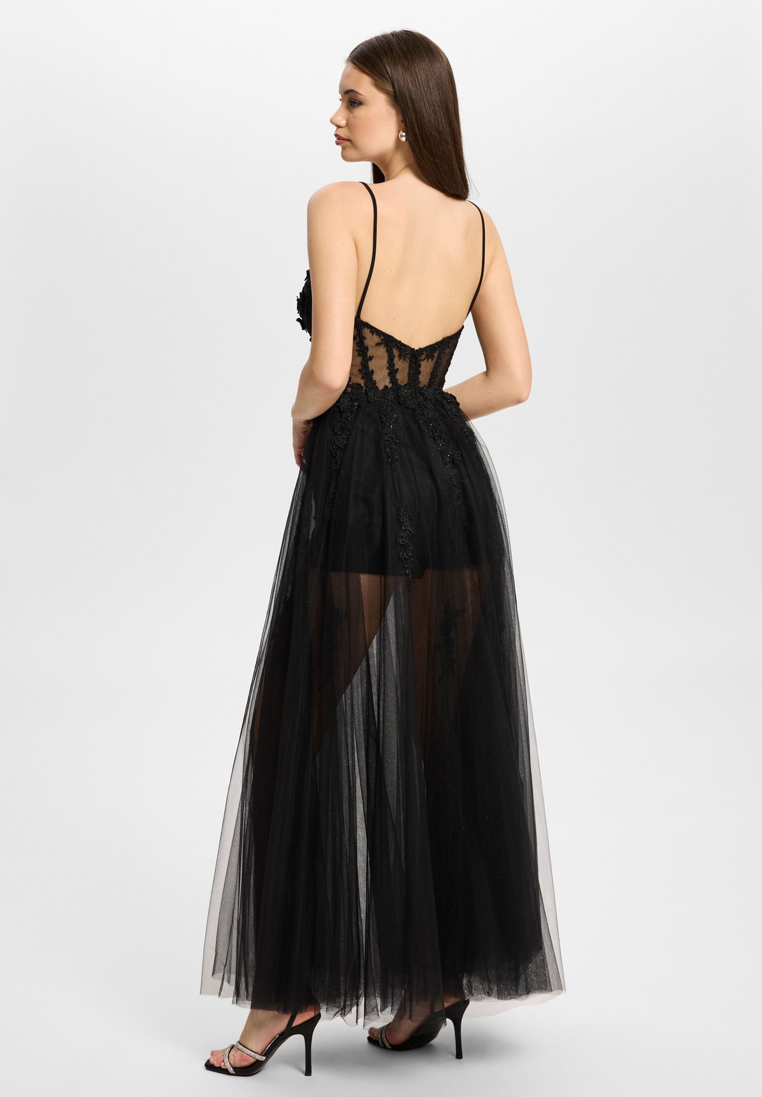 Hey Kyla Abendkleid - Tüllkleid mit kurzer Jerseyhose A-Linie