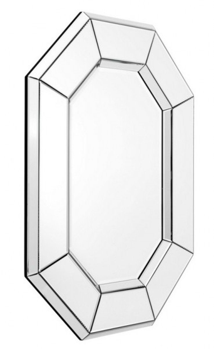 106 Spiegelrahmen Padrino Casa Eckig cm Art Deco 8 Wand - 80 Luxus mit x Spiegel Wandspiegel Wandspiegel