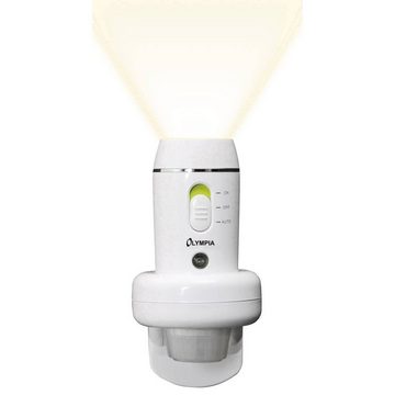 Olympia LED Taschenlampe LED Taschenlampe mit Not -und Nachtlicht, mit Nachtlicht-Funtkion, mit Notlicht-Funktion