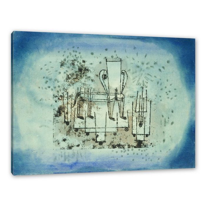 Pixxprint Leinwandbild Paul Klee - Das Stuhl-Tier Wanddekoration (1 St) Leinwandbild fertig bespannt inkl. Zackenaufhänger