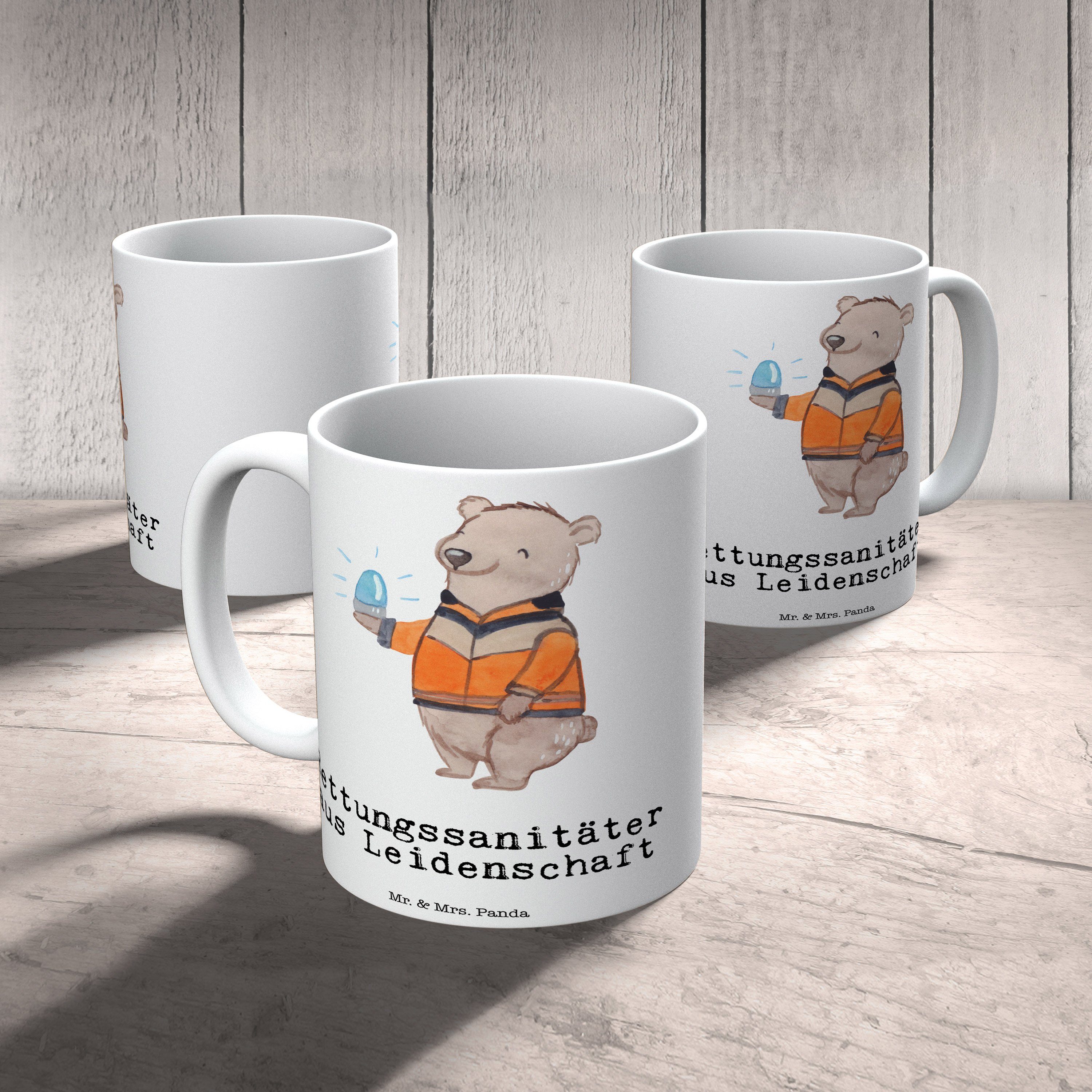 Rettungssanitäter Mr. & - Mrs. Keramik Tasse aus Tee, Weiß Panda Leidenschaft Dankeschön, Geschenk, -