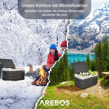Arebos Kühlbox Kompressor elektrisch Gefrierbox Camping APP- Steuerung 26L - 43L, Ablassschraube zum Wasserentfernen