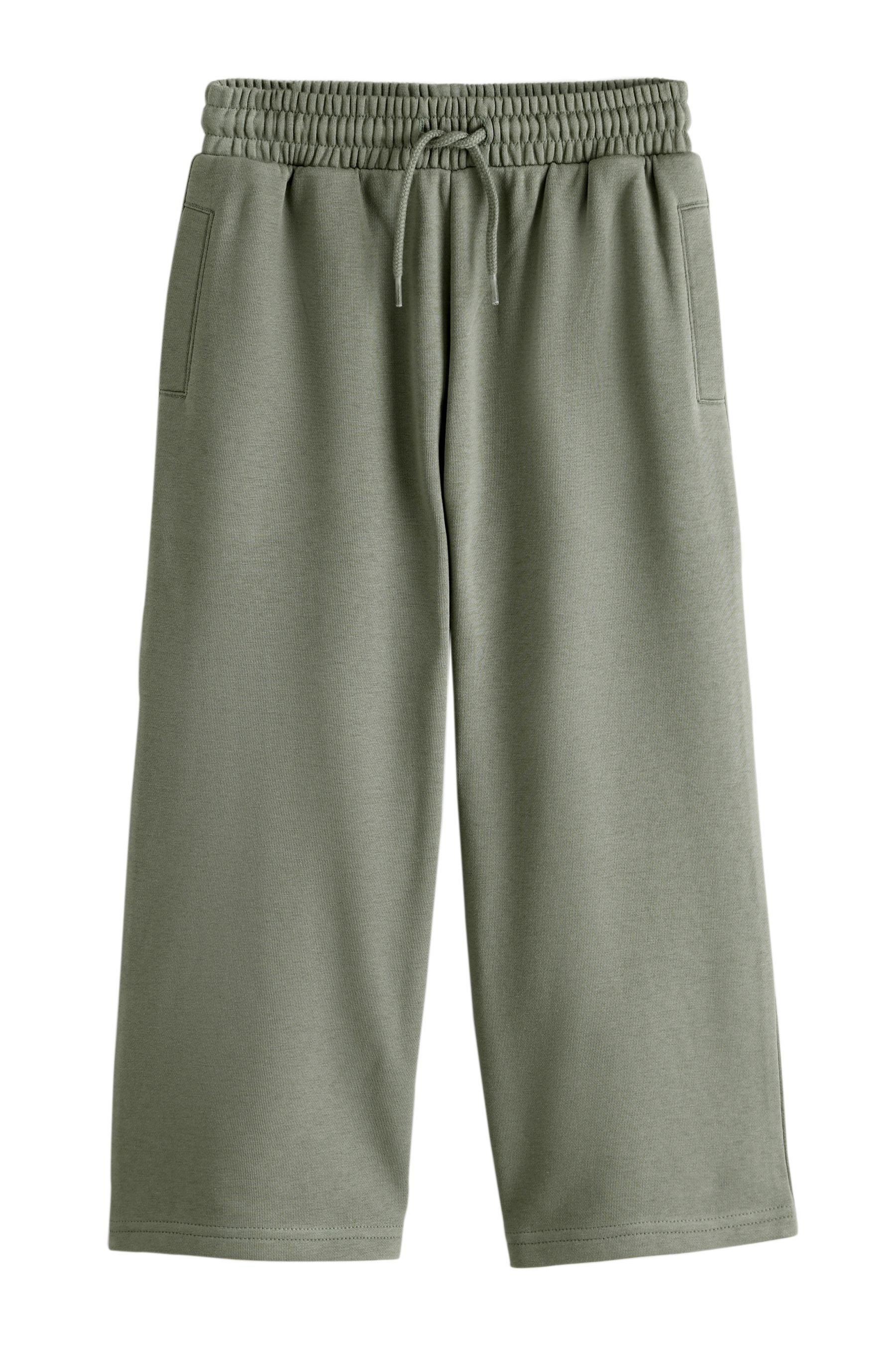 Jogginghose Basic-Jogginghose mit weitem Bein