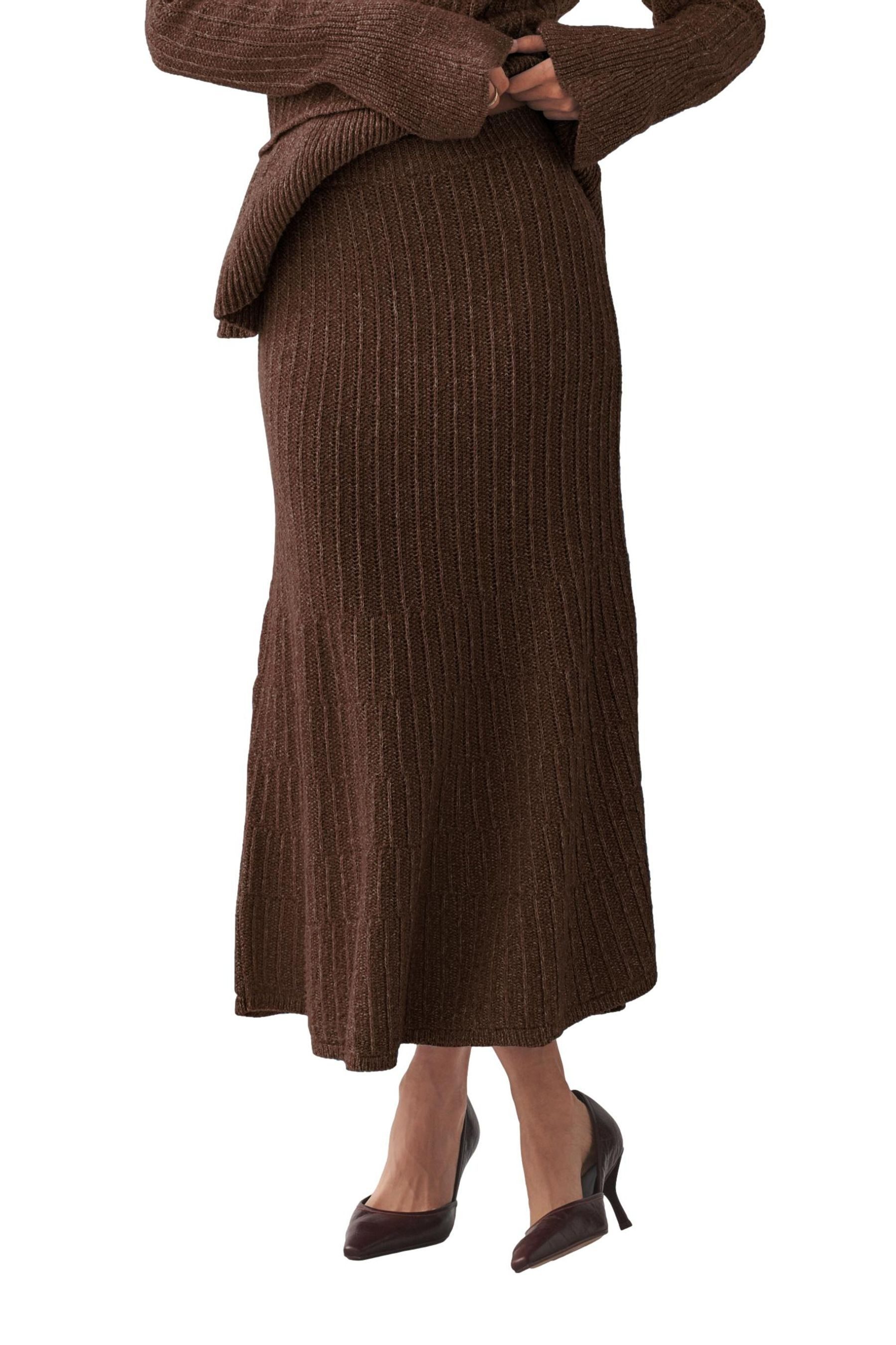 LAURA ASHLEY Midirock Laura Ashley Fit-and-Flare-Midirock mit Struktur (1-tlg)