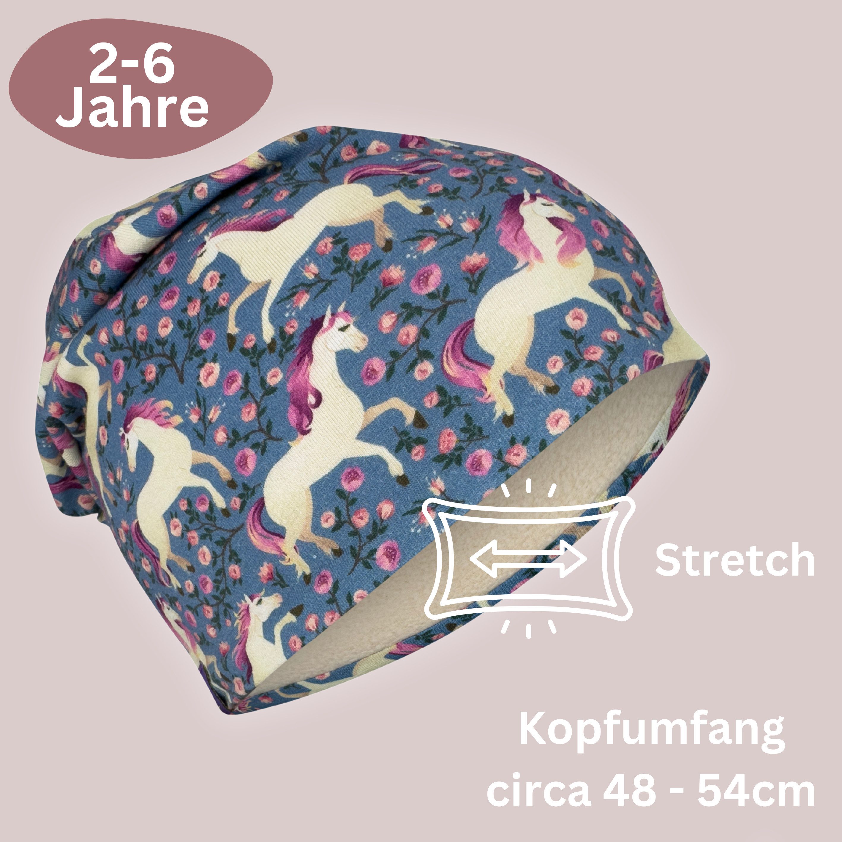 HECKBO Beanie HECKBO Kinder Mädchen Jungen Beanie Mütze & Loop-Schal Set – Bild 3 von 5