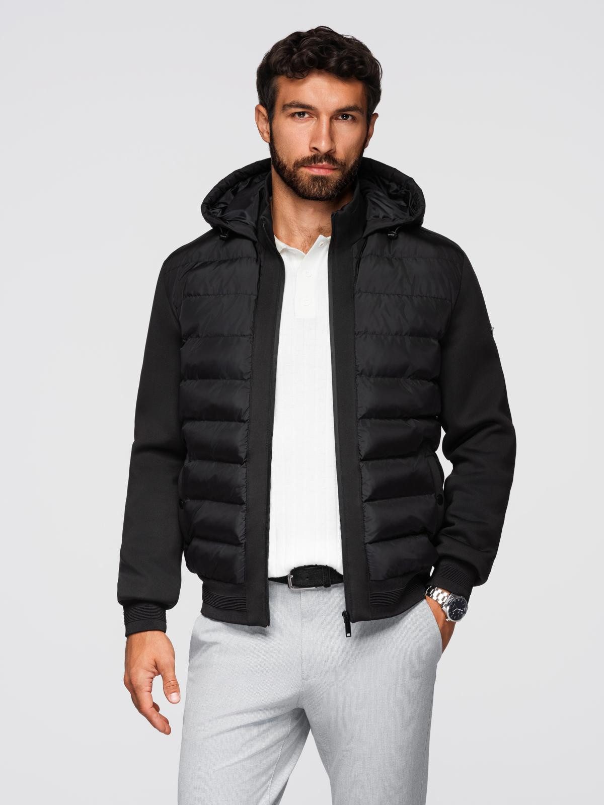 OMBRE Steppjacke Gestepptes Bomberjacke mit Kapuze günstig online kaufen