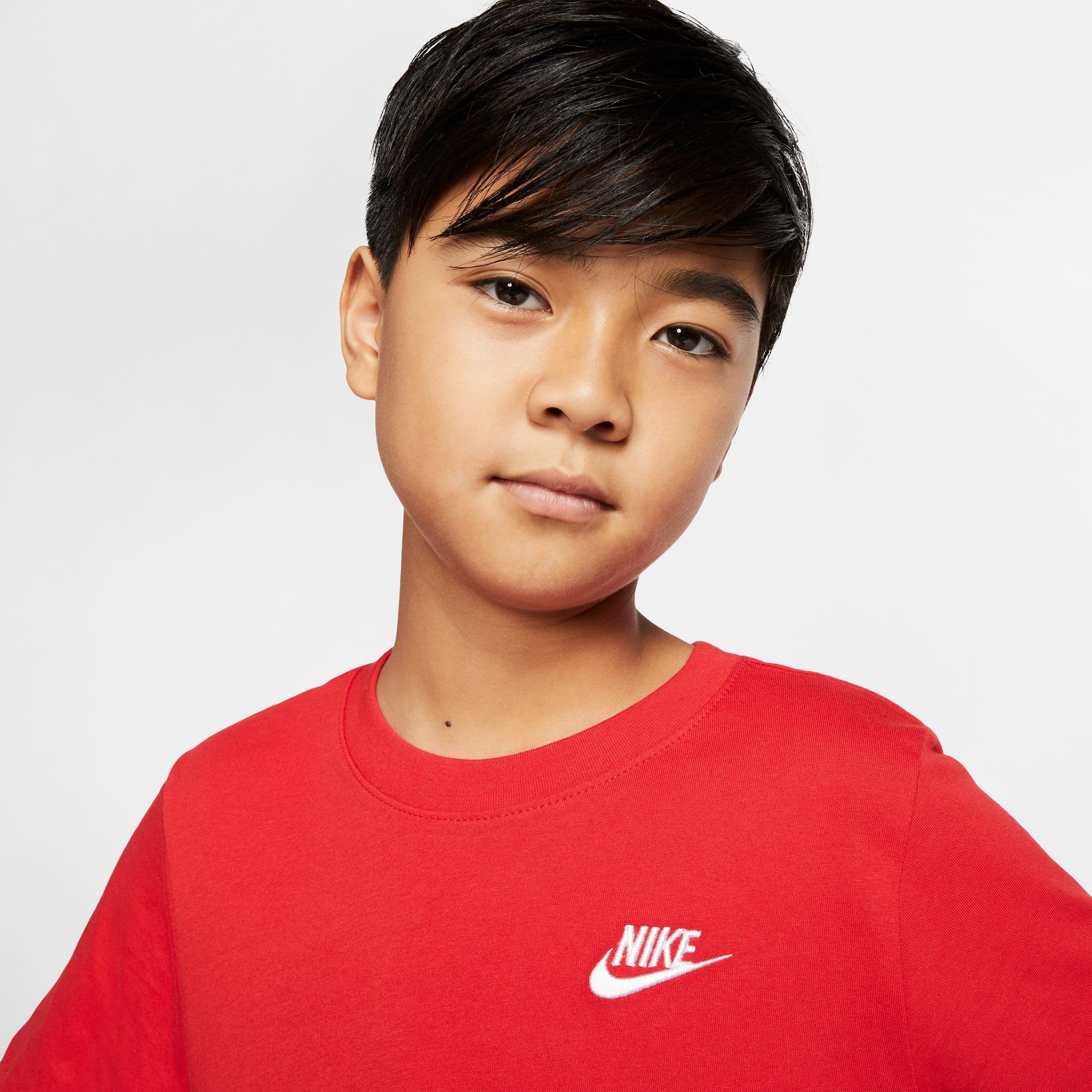 Nike Sportswear KIDS' UNIVERSITY T-SHIRT RED/WHITE BIG T-Shirt