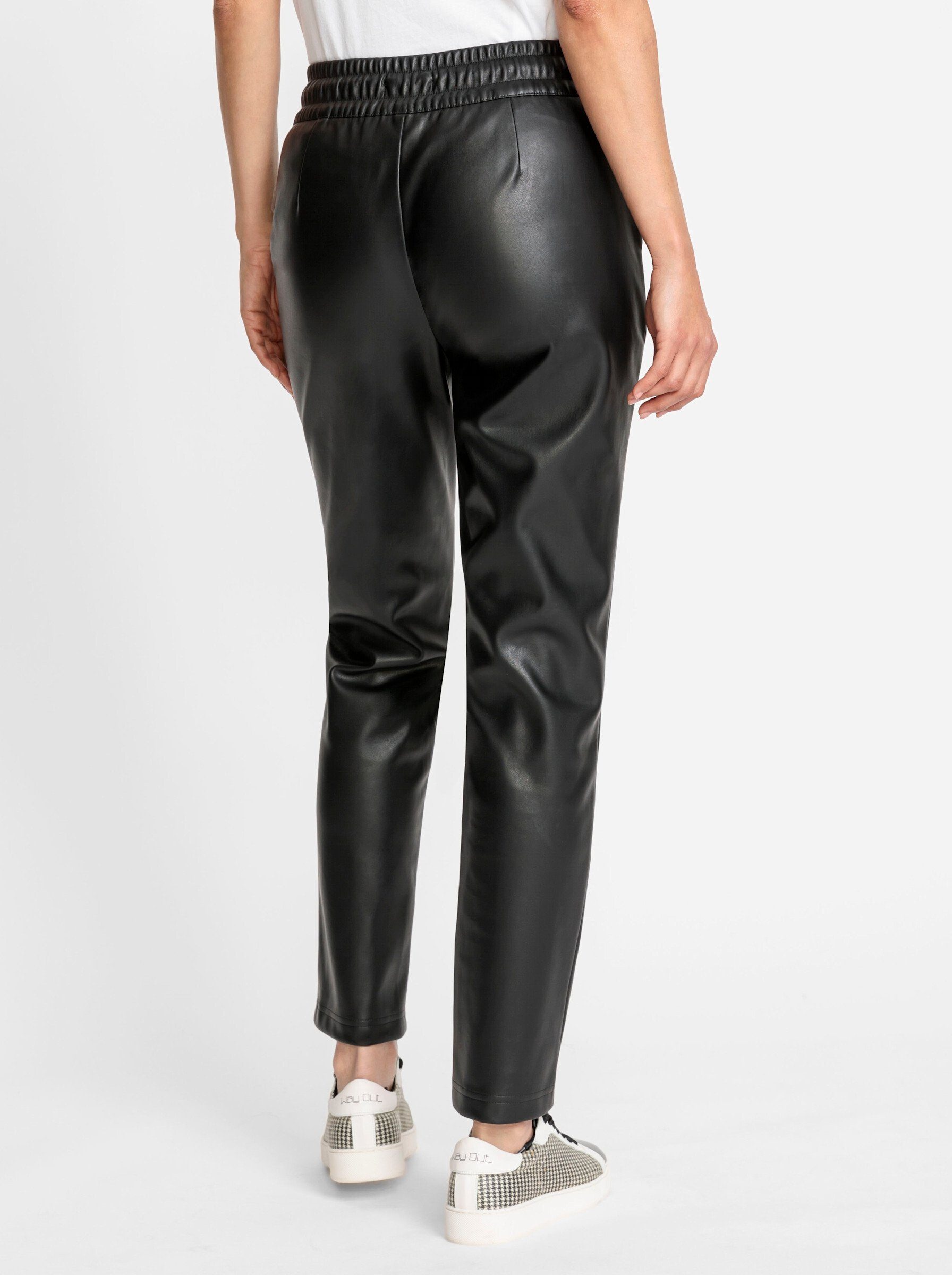 Witt Jerseyhose Lederimitat-Hose Innenbeinlänge ca. 74 günstig online kaufen