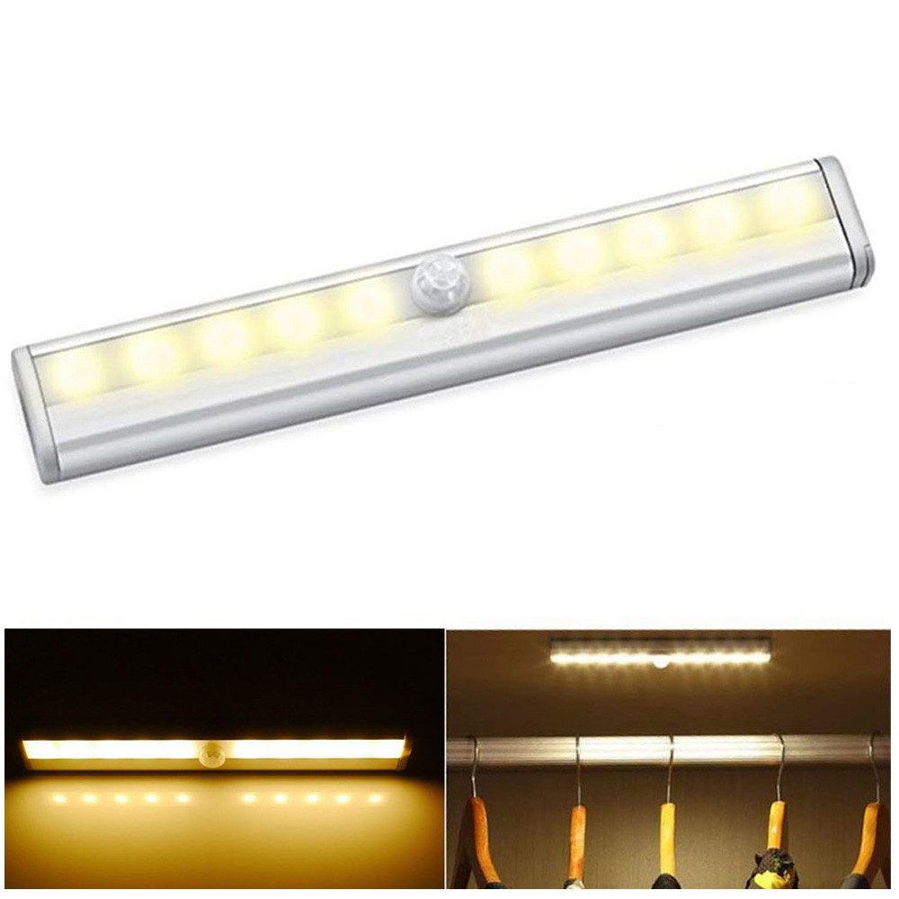 QUBEBU LED Nachtlicht Kabellose LED Wandleuchte Unterbaulampe mit Bewegungs günstig online kaufen