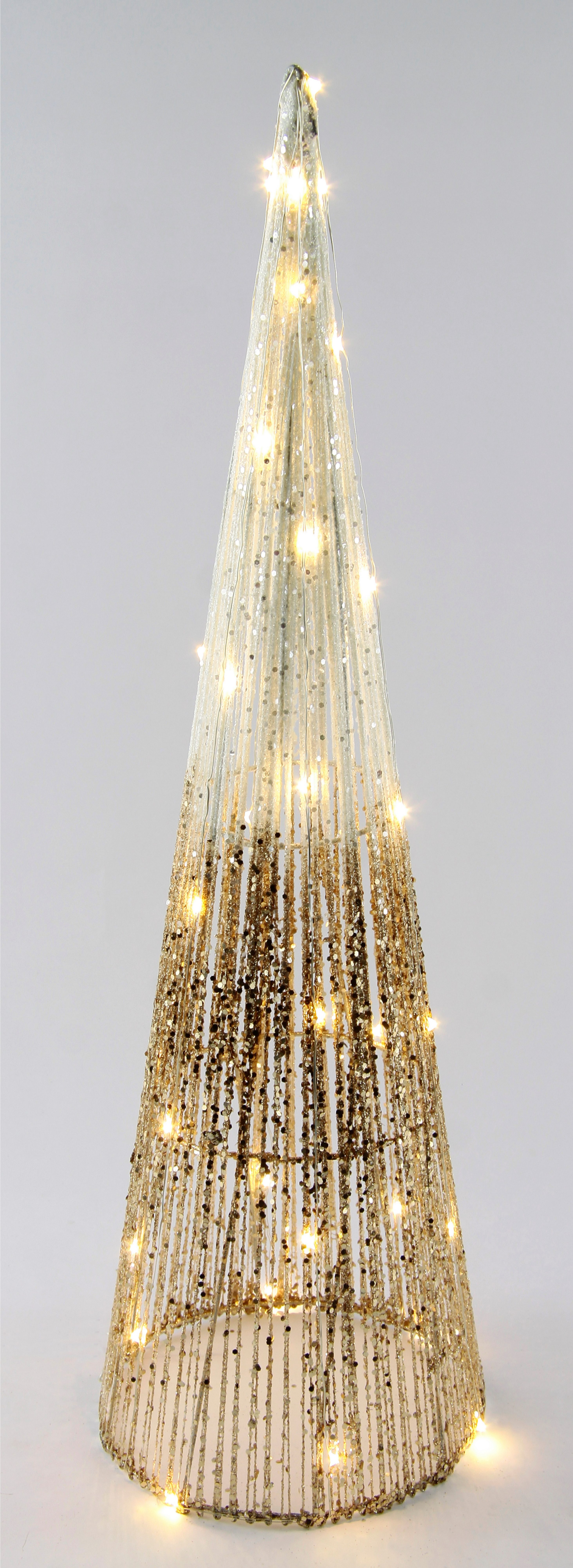I.GE.A. LED-Dekofigur LED-Weihnachtspyramide, mit Timer Leuchtpyramide Weihnachtsbaum Tannenbaum Weihnachtsdeko Deko