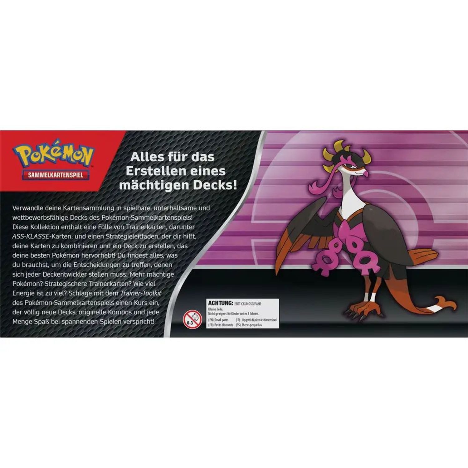 POKÉMON Sammelkarte Trainer Toolit, 4 Boosterpacks