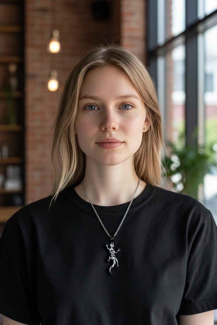 Karisma Schmuck Kettenanhänger Edelstahl Anhänger Gecko Schwarz PVD Herrens günstig online kaufen