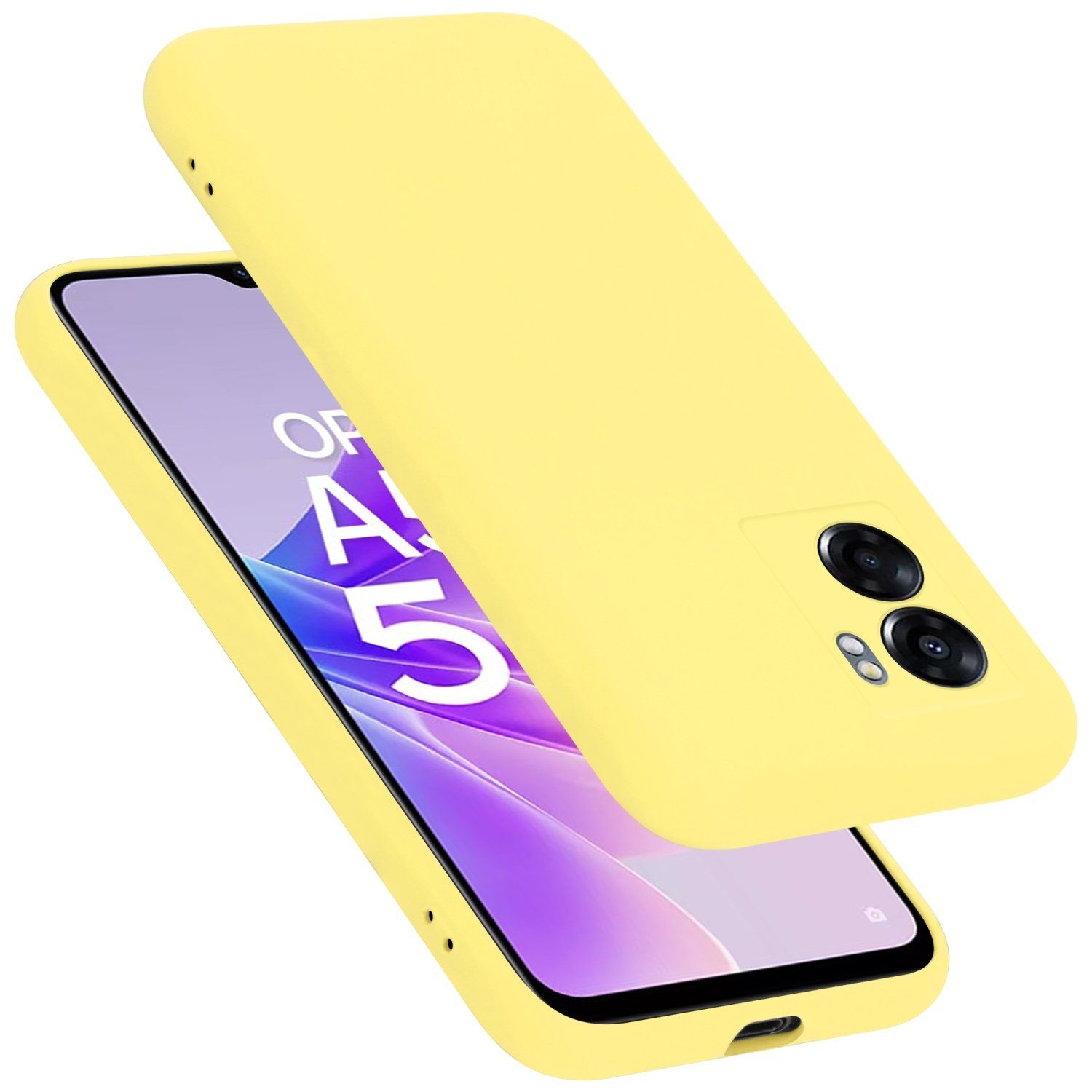 Cadorabo Handyhülle für Oppo A57 5G / Realme V23 Hülle Oppo A57 5G / A77 5G / Realme V23, Flexible Hülle TPU Silikon Schutzhülle Back Cover Case
