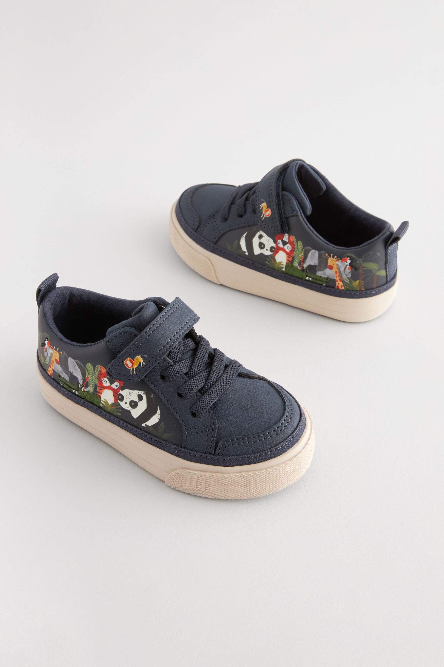 Next Elastische Schnürschuhe mit Klettverschluss Sneaker günstig online kaufen