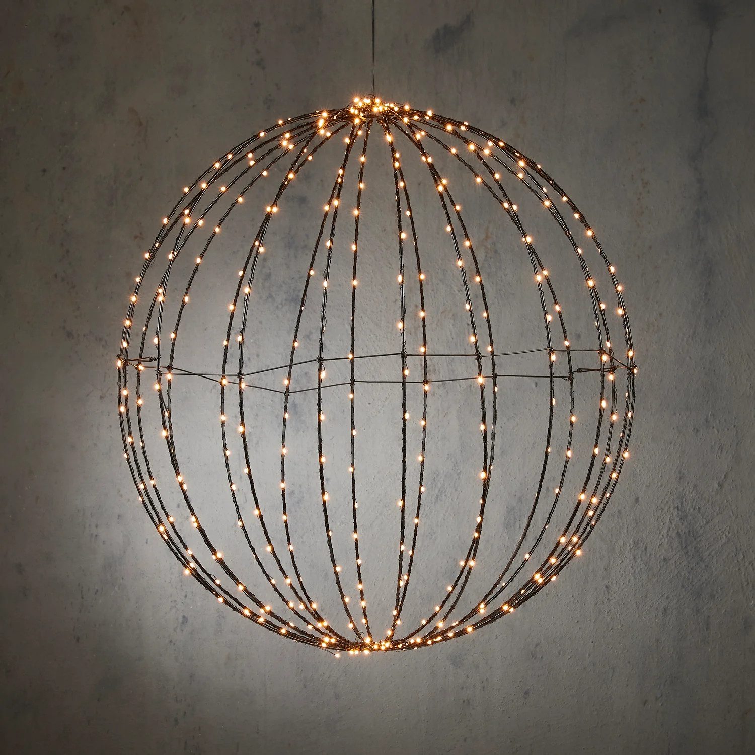 edelman LED Kugelleuchte Luca Lighting LED warmweiß Metall schwarz, LED fes günstig online kaufen