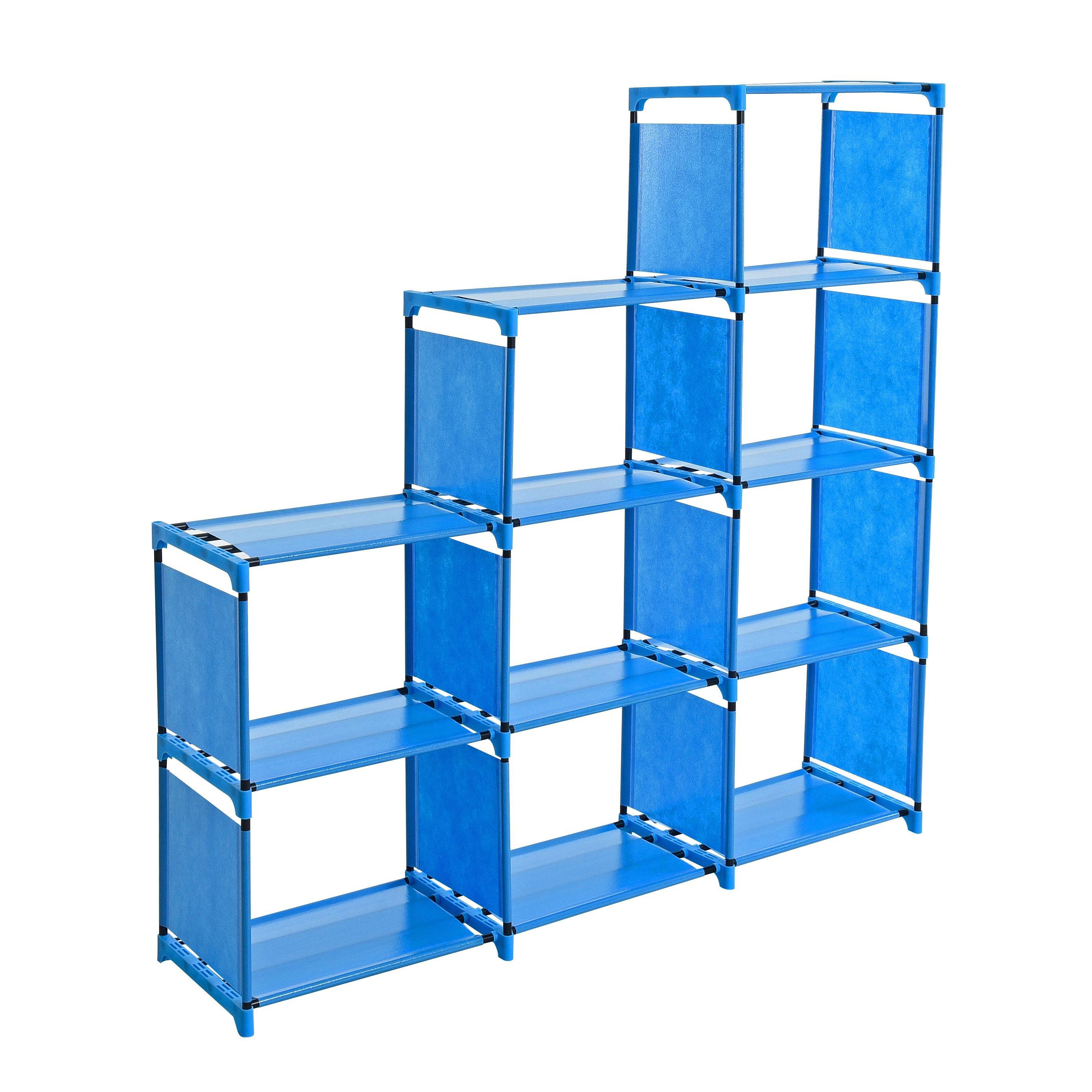 ESTEXO Regal Bücherregal Standregal Stufenregal Treppenregal Wandregal 9 Fächer B – Bild 5 von 5