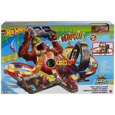 Mattel® Spielzeug-Auto Mattel HBY95 - Hot Wheels - City - Toxic Creatures - Gorilla Attacke +