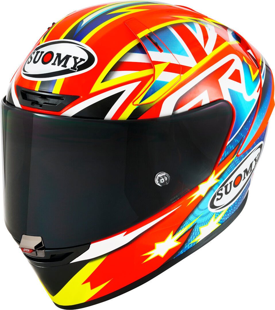 Suomy Motorradhelm SR-GP Evo Fullspeed E06 Helm, Notfallsystem-Polsterung (EQRS)