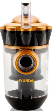 Hyundai Bodenstaubsauger VC014, 800 W, beutellos, ECO Motor, 2x HEPA-Filter, Teleskoprohr, 8m Radius