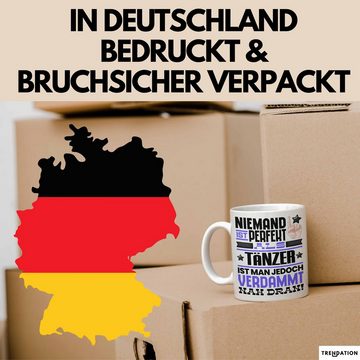 Trendation Tasse Tänzer Geschenk Tasse Lustige Geschenkidee für Tänzer Geburtstag Kaffe