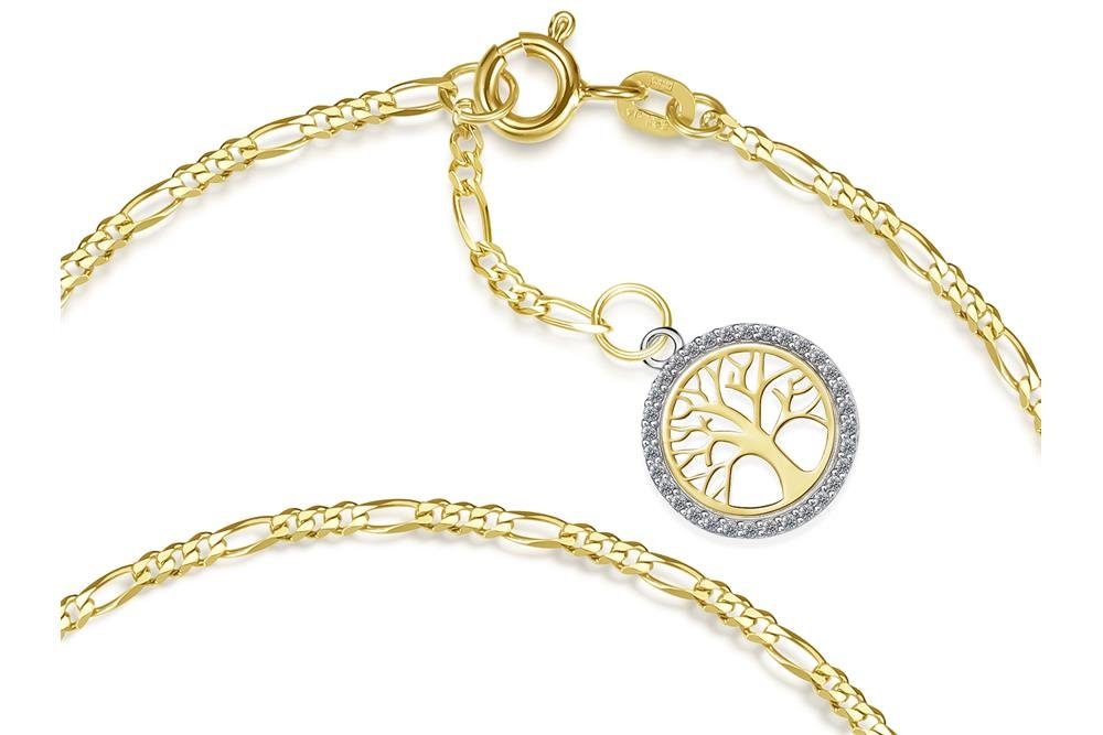 Silberkettenstore Fußkette Figarofußkette 2mm mit Anhänger günstig online kaufen