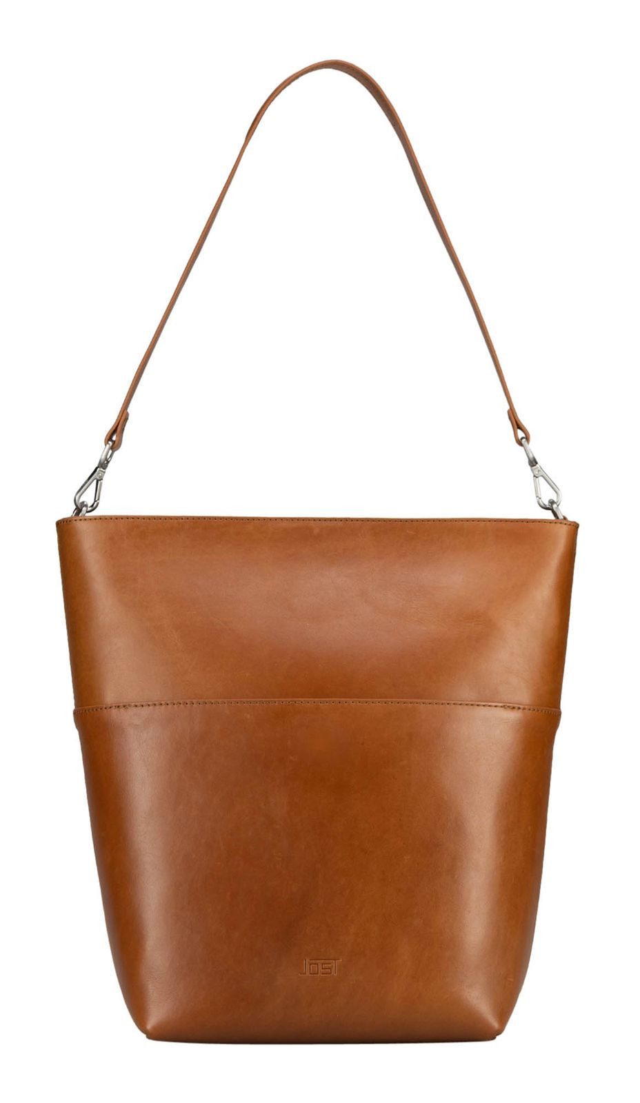 Jost Schultertasche Tote Bag, aus echtem Rindsleder