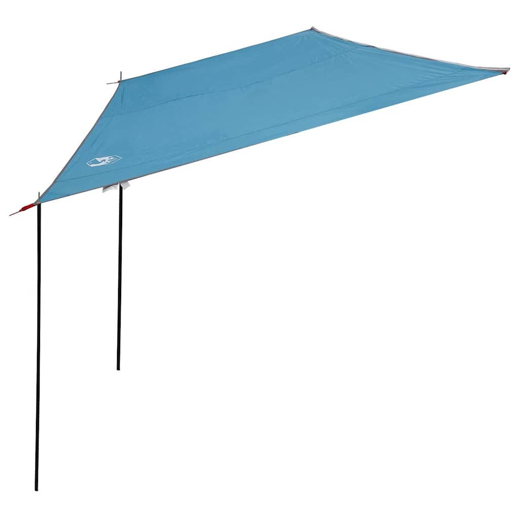 vidaXL Kuppelzelt Wohnwagenmarkise Personen 240 x 300 cm Wasserdicht Blau Taft, Personen: 1 (1 tlg)
