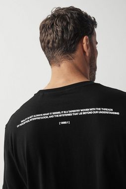 Next Print-Shirt Gemustertes T-Shirt im Relaxed Fit (1-tlg)