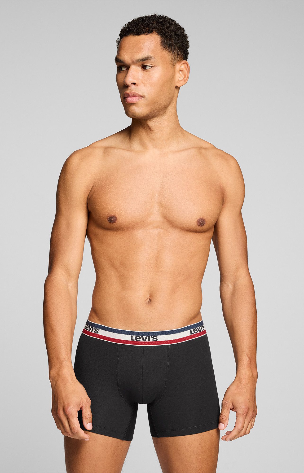 Levi's® Boxershorts LEVIS MEN REPEAT SPW LOGO BOXER BRIEF (2er Pack) ohne Eingriff, elastischer Logobund, Baumwoll-Mix – Bild 2 von 5