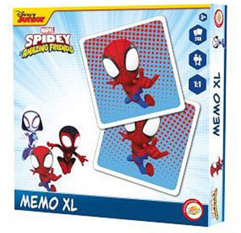 Spiderman Lernspielzeug Spiderman Spidey Gedächtnisspiel XL 24 Stück günstig online kaufen