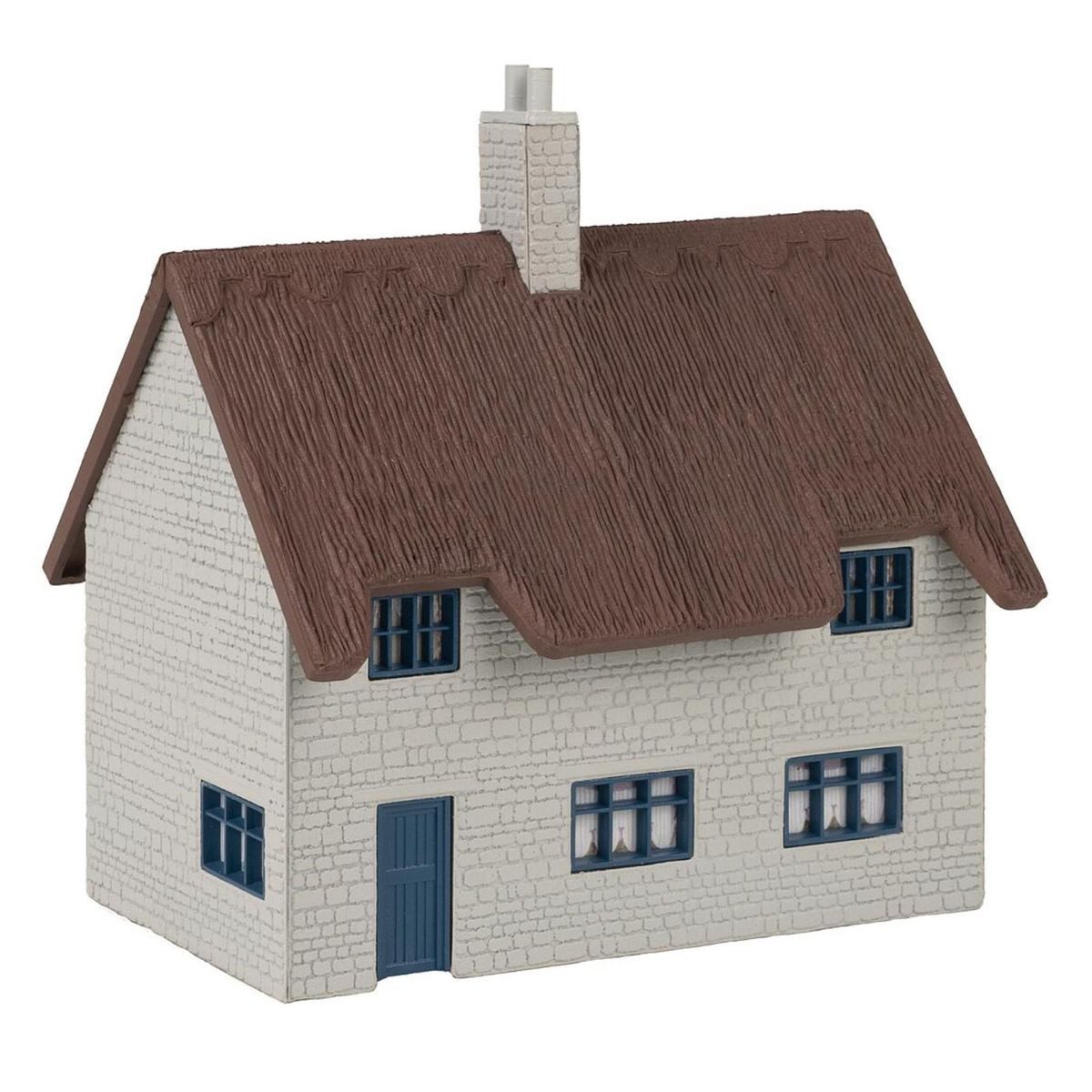 Faller Modellbausatz Faller 131322 Wohnhaus mit Strohdach Haus H0