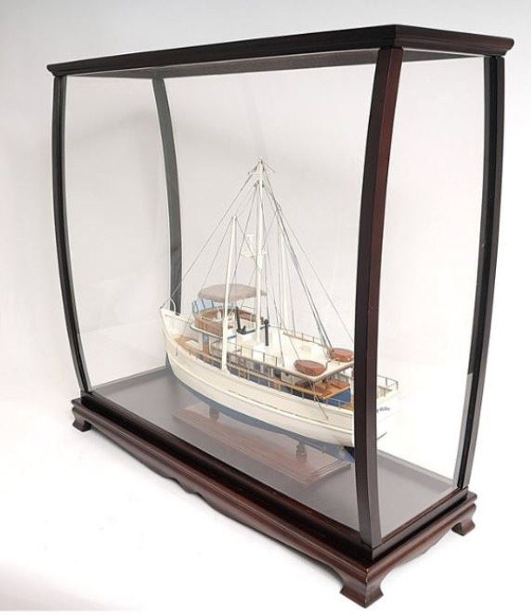 Casa Padrino x Modellbau Modellschiff 99,7 H. 34,9 Luxus Accessoires x - - Dekoobjekt 101,6 Vitrine Deko Vitrine cm Modellbau
