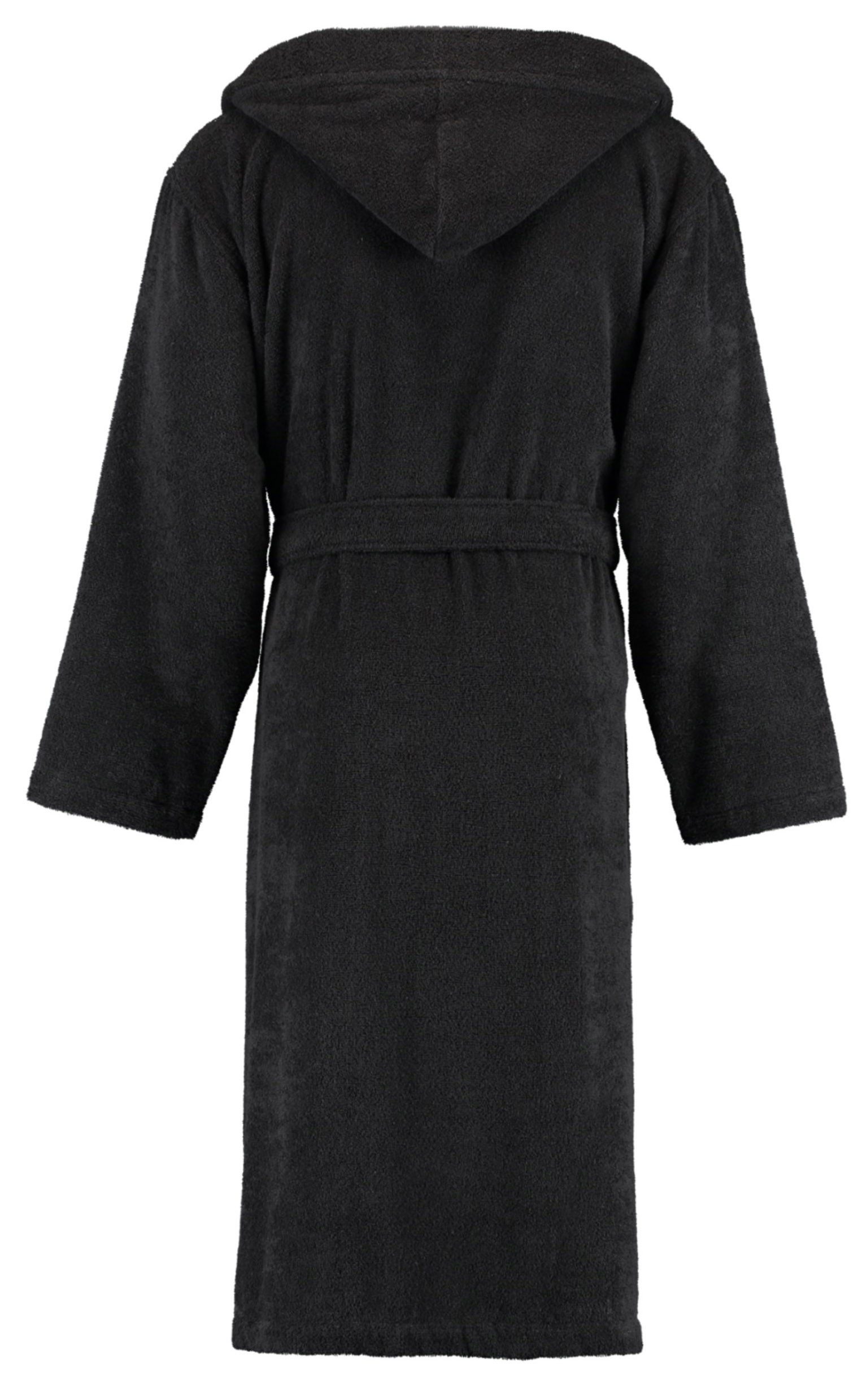 Cawö Herrenbademantel Herren Bademantel, Baumwolle, Kapuze, Gürtel, Frottee Qualität