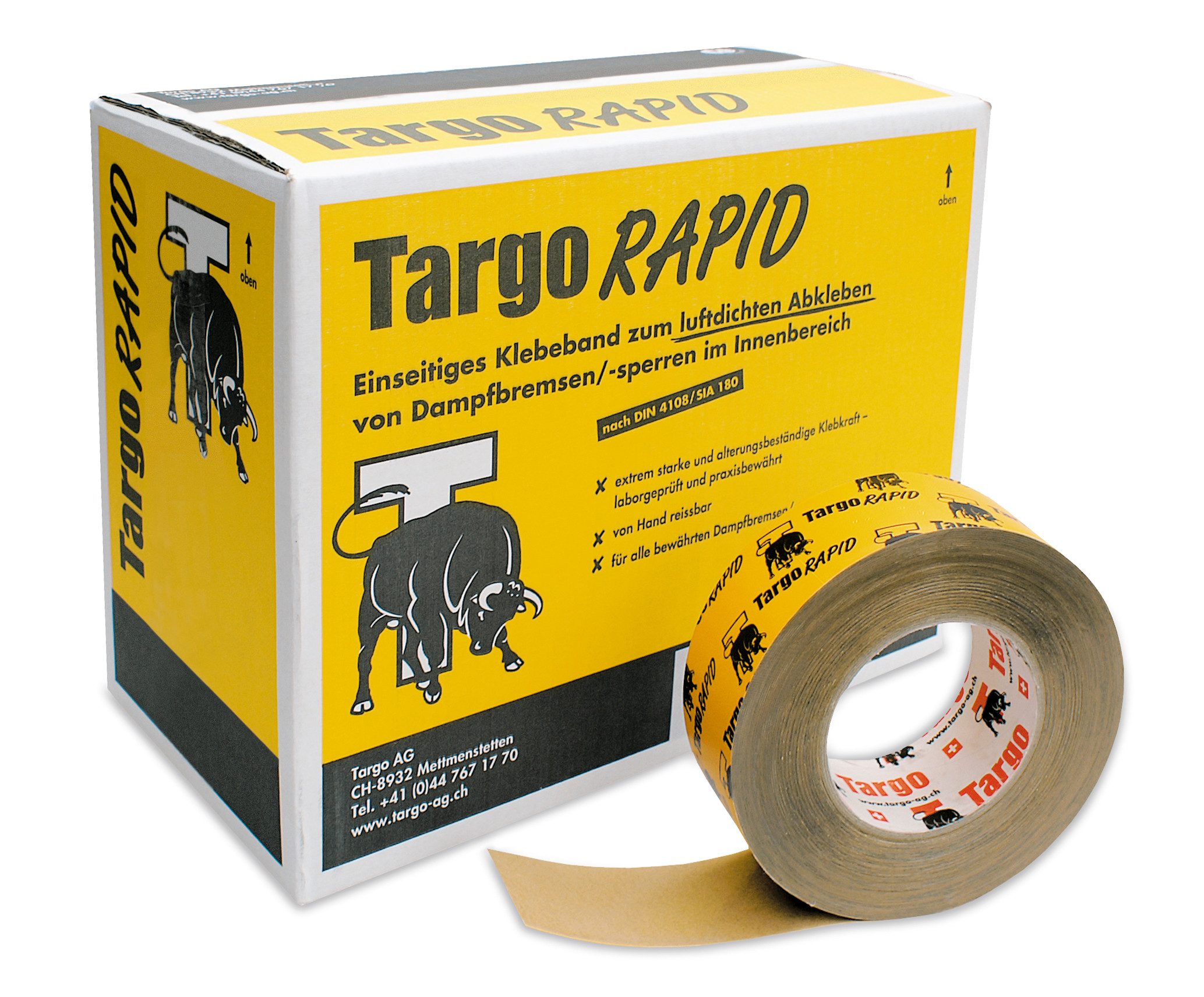 Dampfsperrklebeband Targo Rapid 5 cm