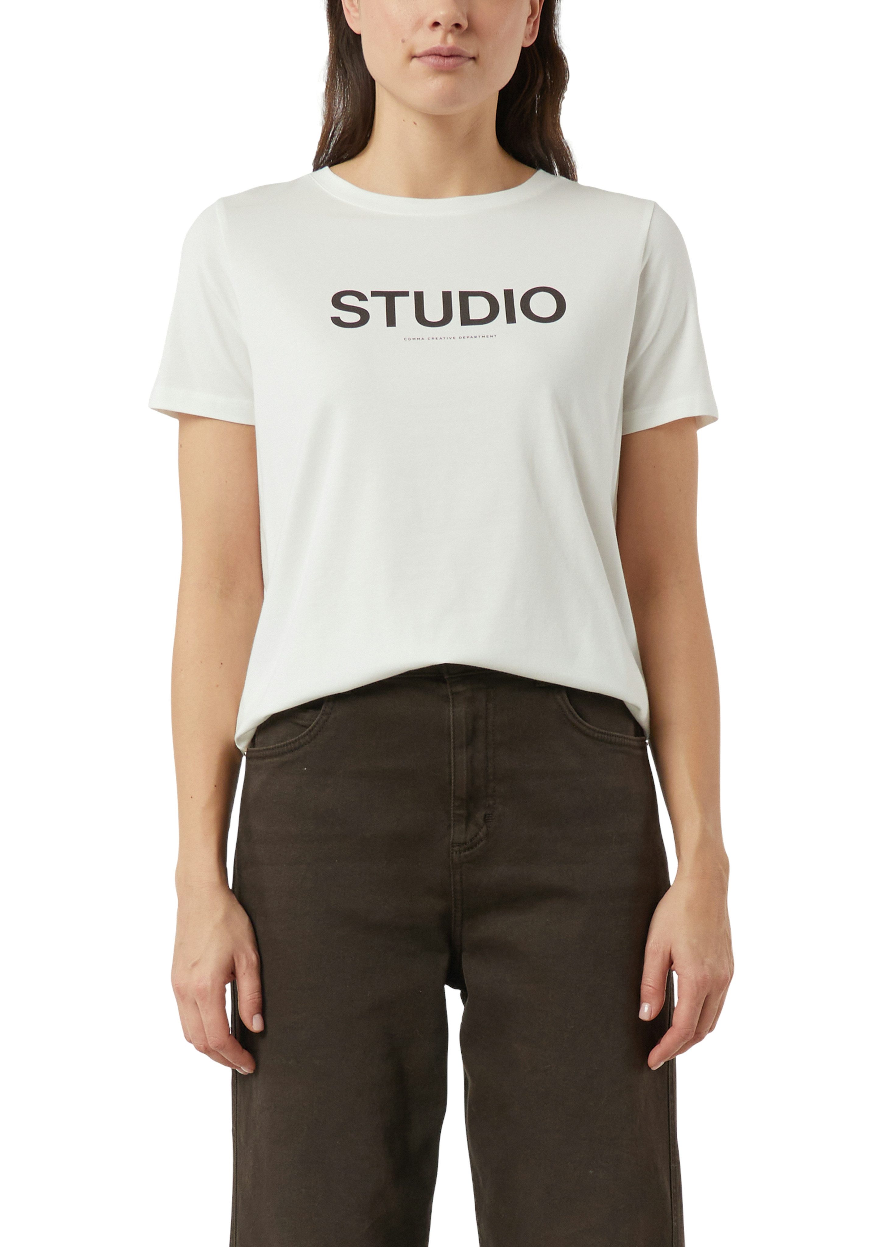 comma Print-Shirt mit Print günstig online kaufen